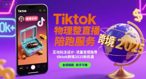 Tiktok物理整蛊直播陪跑服务-tiktok跨境2025-59网创