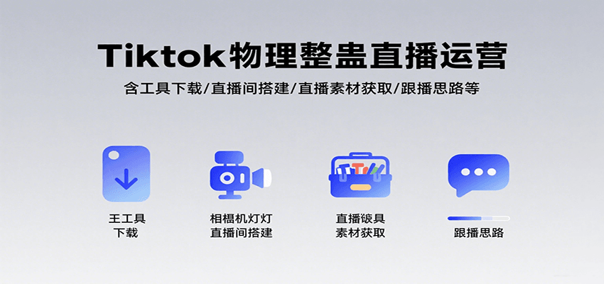 Tiktok物理整蛊直播运营，包含工具下载/直播间搭建/直播素材获取/跟播思路等-59网创