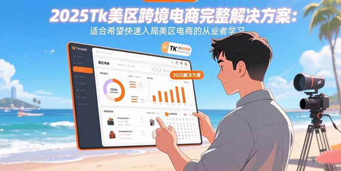 2025Tk美区跨境电商完整解决方案:适合希望快速入局美区电商的从业者学习-59网创
