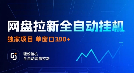 网盘拉新全自动挂G，独家技术，操作简单，自动完成拉新任务，单窗口3张【揭秘】-59网创