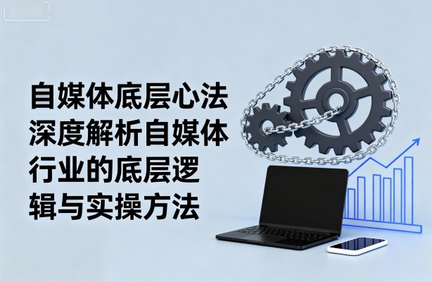 自媒体底层心法，深度解析自媒体行业的底层逻辑与实操方法-59网创