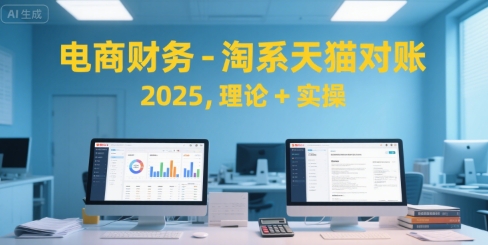 电商财务-淘系天猫对账2025，理论+实操-59网创