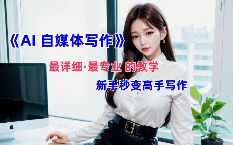 AI自媒体文章创作全网最详细教程，新手秒变写作高手，多方位发展-59网创