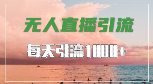 抖音快手视频号全平台通用，无人直播引流法，超暴力引流1000+高质量精准创业粉【揭秘】-59网创
