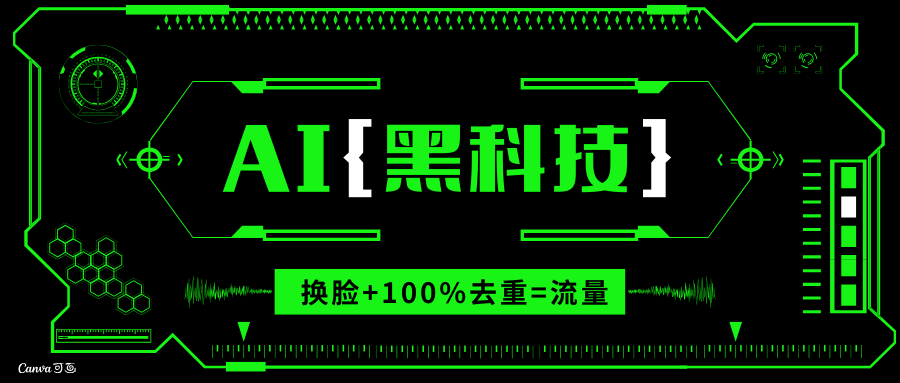 AI视频换脸软件，无缝衔接100%过原创技术，搬运打s粉必备-59网创