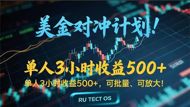长久稳定的撸美金项目，平均3小时收入 500+，可公司实地考察实地操作！-59网创