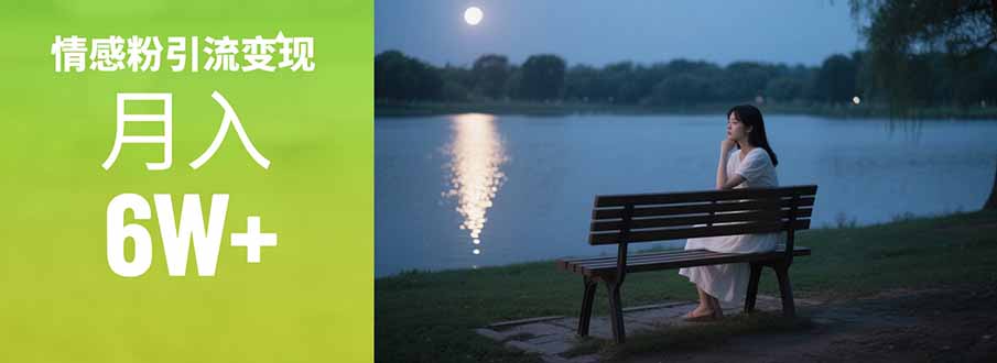 情感粉引流变现实操课：单月变现6w+，情感粉引流变现实操课-59网创