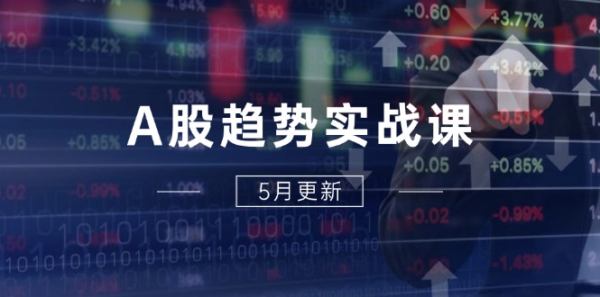 A股趋势实战课：主力动向+政策红利，2025全年策略5月更新-59网创