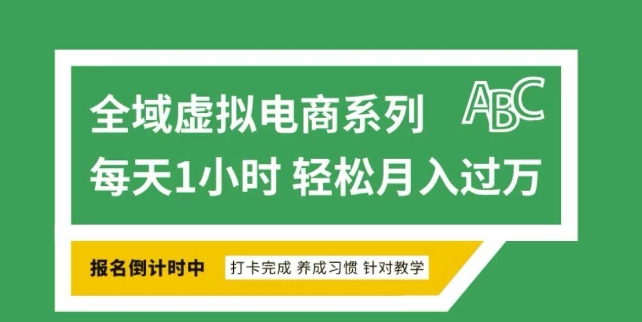 全域虚拟电商变现系列,通过平台出售虚拟电商产品从而获利-59网创