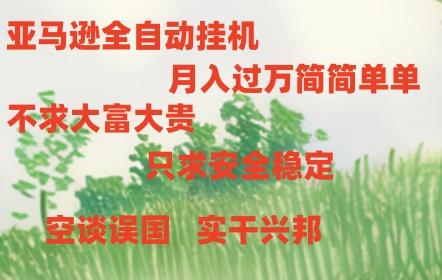 亚马逊全自动浏览挂机，，收益稳定且前景广阔-59网创