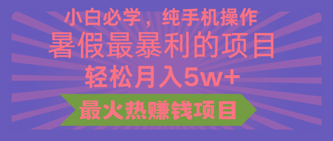 2024暑假最赚钱的项目，小红书咸鱼暴力引流简单无脑操作，每单利润最少500+-59网创