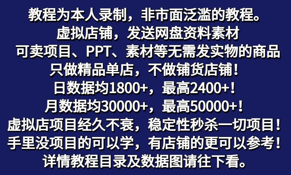 图片[2]-拼多多虚拟电商训练营月入50000+你也行，暴利稳定长久，副业首选-59网创