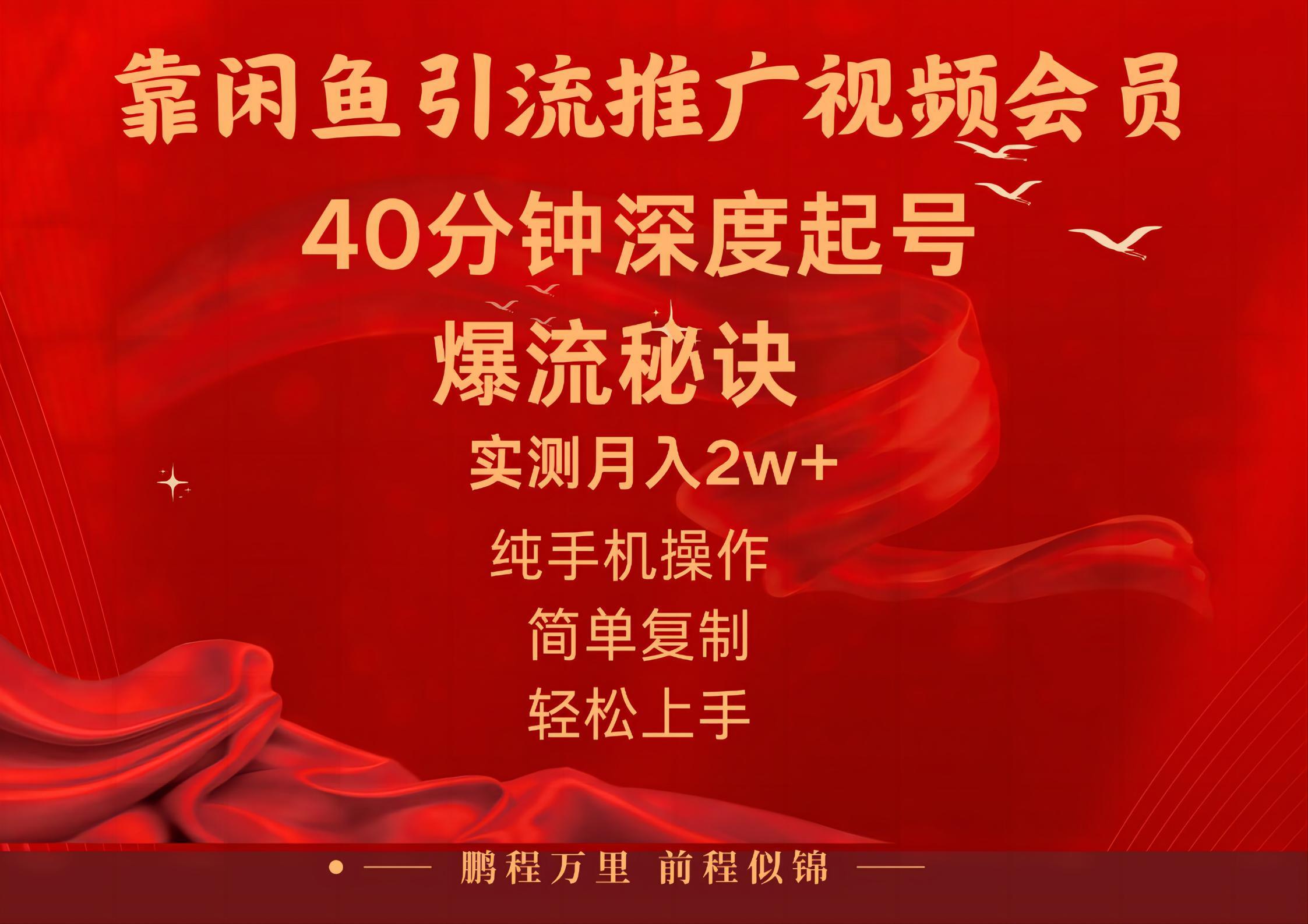 闲鱼暴力引流推广视频会员,能做到日入2W+,操作简单-59网创