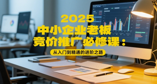 2025中小企业老板竞价推广必修课：从入门到精通的进阶之路-59网创