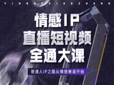 情感IP直播短视频全通大课,普通人IP之路从情感赛道开始-59网创